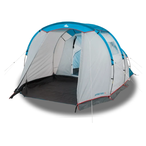 Quechua 4 Man Tent With Poles -Quechua Shop k12ba57c8527bdd1bd9035f6a5e74f90e