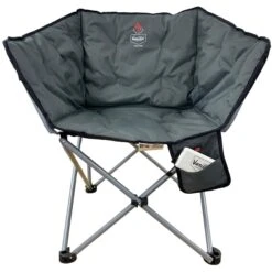 Vanilla Leisure Tub Chair Heated Charcoal + Power Bank -Quechua Shop k23d4975d1963979c7e0b47a1107c8f6f