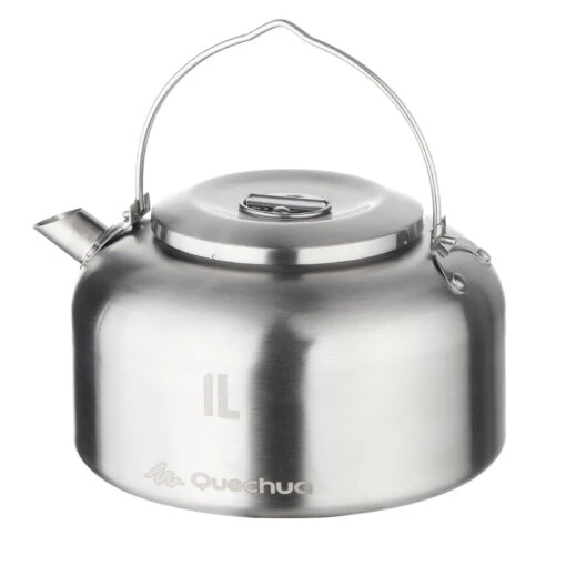 Quechua MH500 1L Stainless Steel Hiking Campsite Kettle -Quechua Shop k2959748a98e6bd5d6771e314e677a054