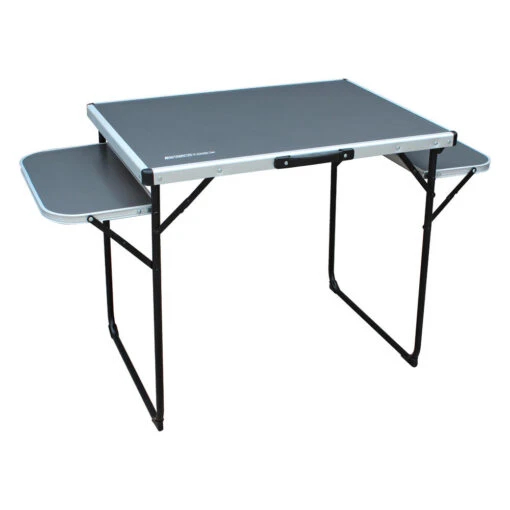 Alu Top Camping Table With Folding Side Tables -Quechua Shop k2b0102f294197ac388c68f5c1f0aa8ec