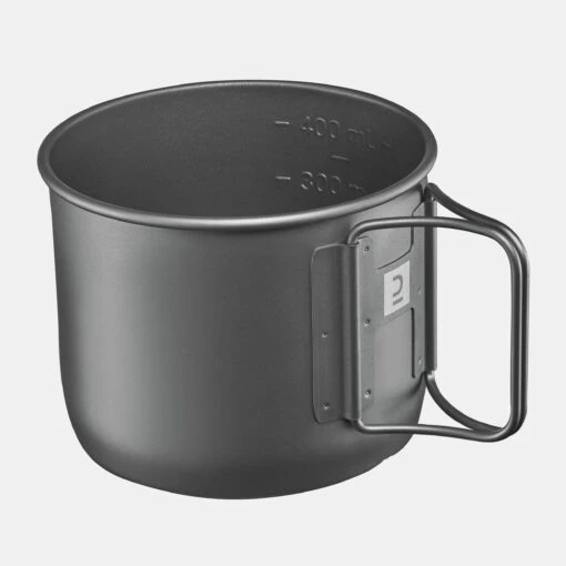 Titanium Mug - 0.45 Litre - MT500 -Quechua Shop k3b05f2d672cc582a48b715e11c5f3c74