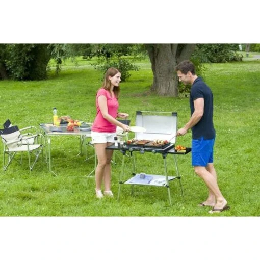 Campingaz Series 600 SG Double Burner & Grill With Stand -Quechua Shop k5282f3bd4dacc81fc3d2a50f2e88e464