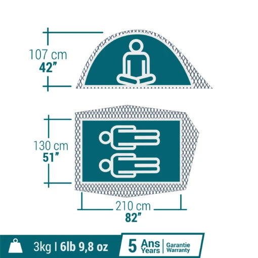 Quechua 2 Man Blackout Tent MH100 -Quechua Shop k8ea92d2ee30927f5796cb095ad01b85b