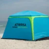 HGA500 Beach Handball Tent - Blue/Yellow -Quechua Shop kb3df183941c34a4985f2810f887f12e8