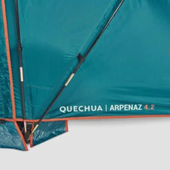 Quechua 4 Man Tent With Poles - Arpenaz 4.2 -Quechua Shop kd541f7633effb5dc2bf51fb9a6027cd6