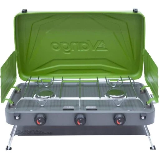 Vango Combi Compact IR Grill For Camping Herbal Green -Quechua Shop kdd585763defbbb16fd098b875a2b3e97