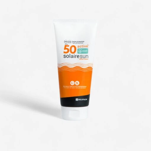 Decathlon 200 Ml SPF 50 Active Sun Protection Cream -Quechua Shop kf2262bd205eb9e51182de6e65950b276 scaled