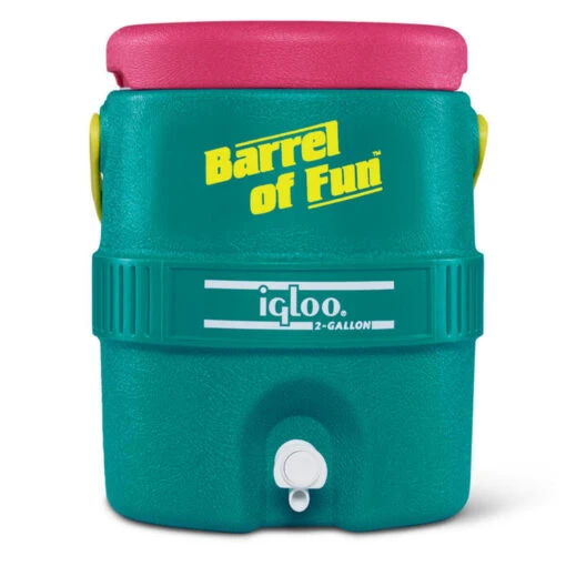 IGLOO Retro Barrel Of Fun 2 Gallon -Quechua Shop kf8493e7c0e42278cacb1b76af9e0fe02